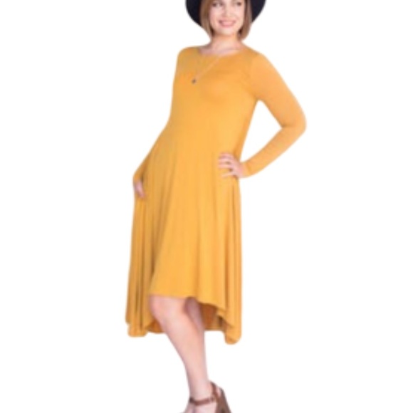 Agnes & Dora Dresses & Skirts - Agnes & Dora Gallery Swing High Low Midi Dress XL